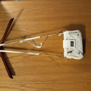 Womens charming Charlie crossbody purse small off white bag